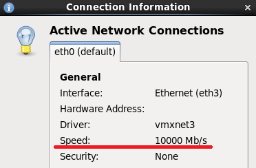 vmxnet 10Gbit/s